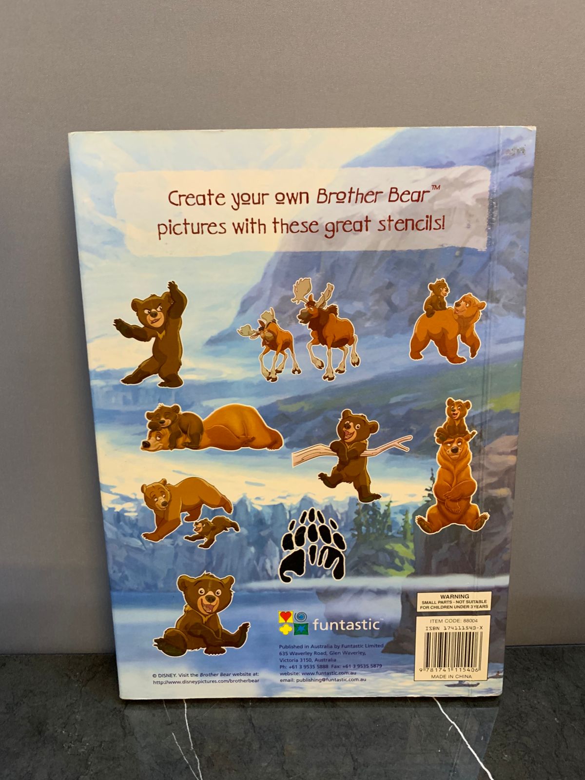 Disney's Brother Bear Stencil & Activity Book with Stickers