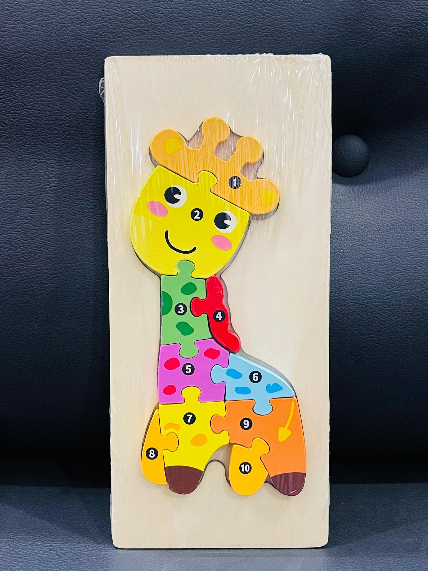 Wooden Giraffe Puzzle.