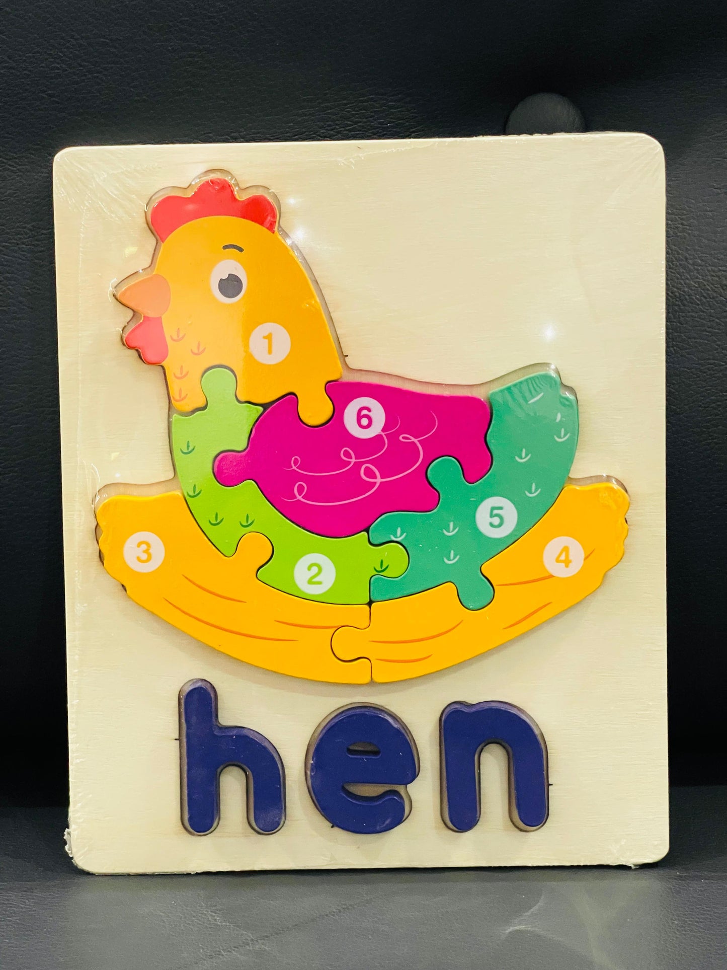 Wooden Shaped Hen Puzzle
