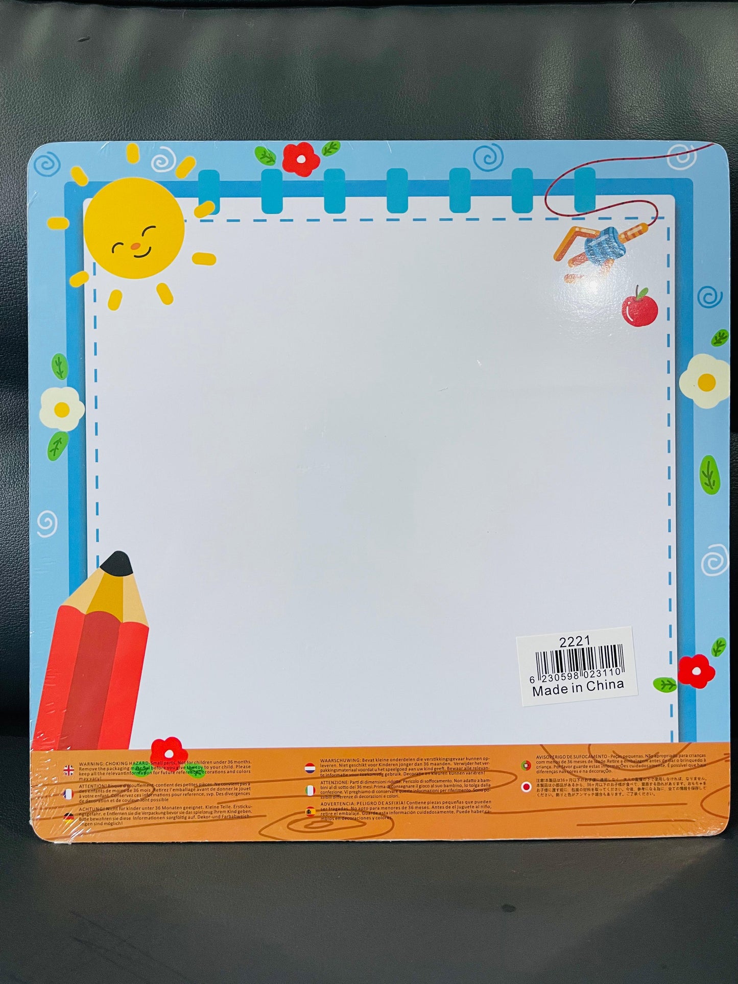 3-in-1 Wooden Numbers, Lacing activity and White board with marker(new)