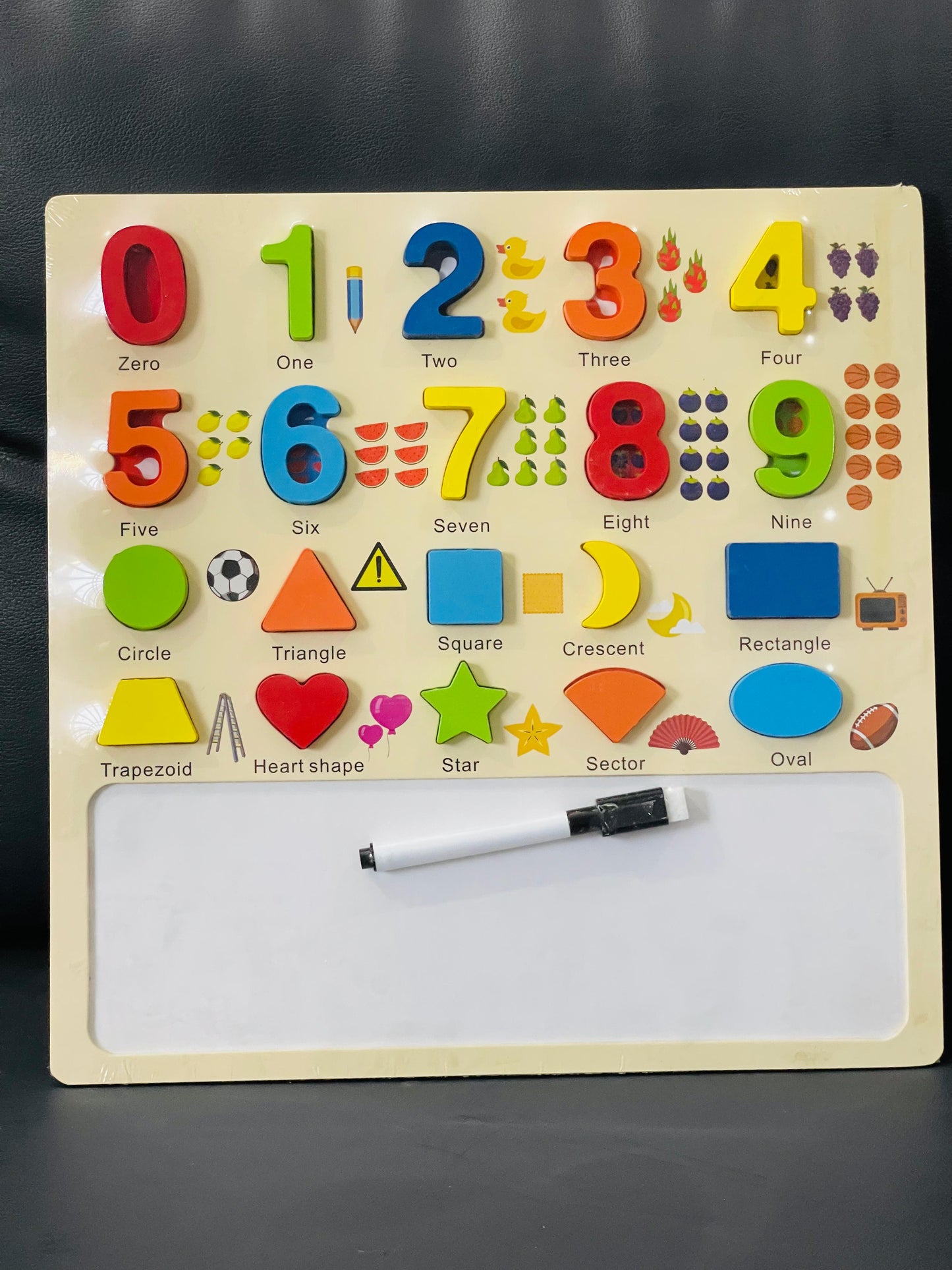 1 to 9 and 3D Shapes Numeric Toys Puzzle