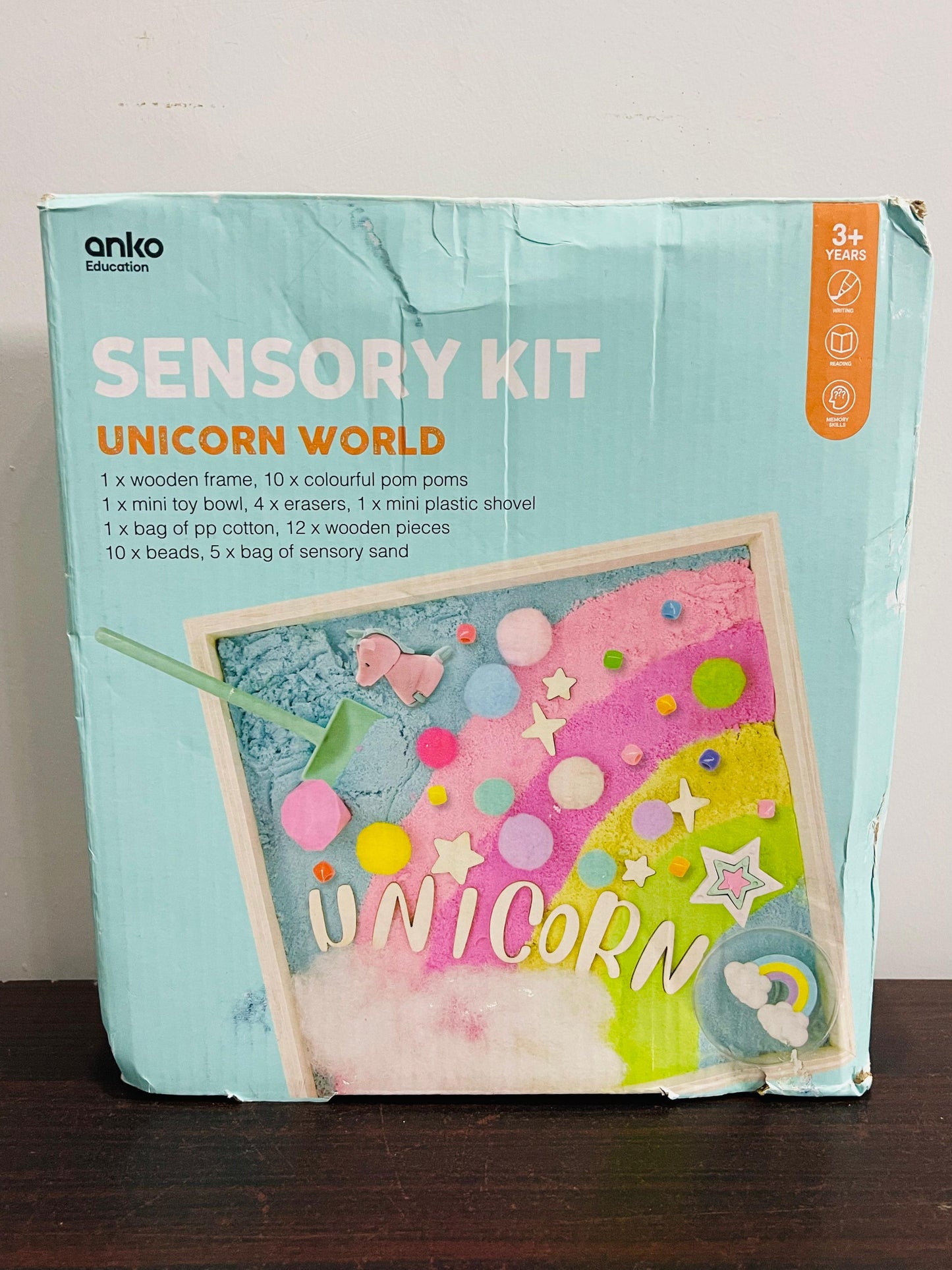 Anko Education Sensory Kit Unicorn World. (Erasers missing)