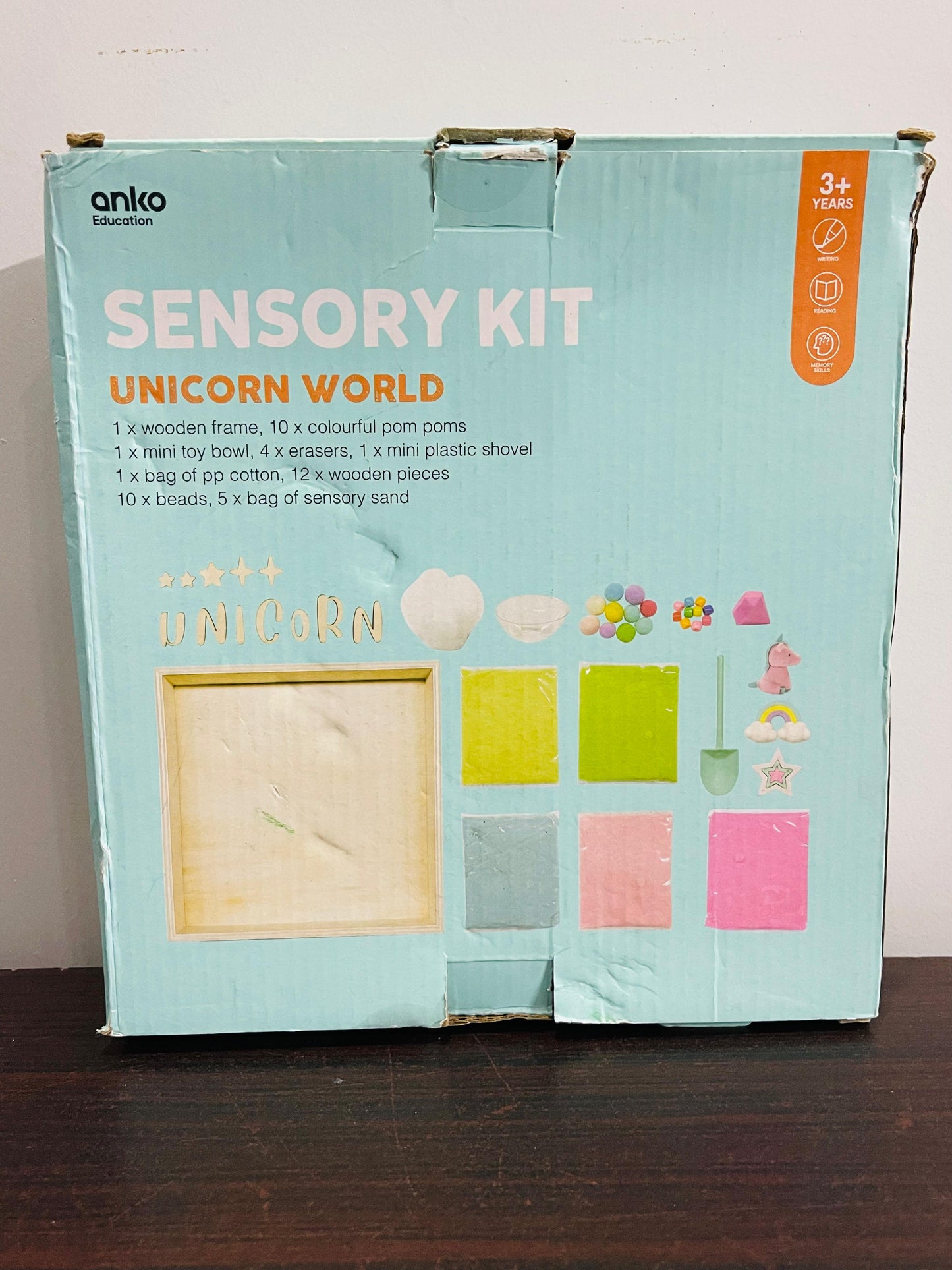 Anko Education Sensory Kit Unicorn World. (Erasers missing)