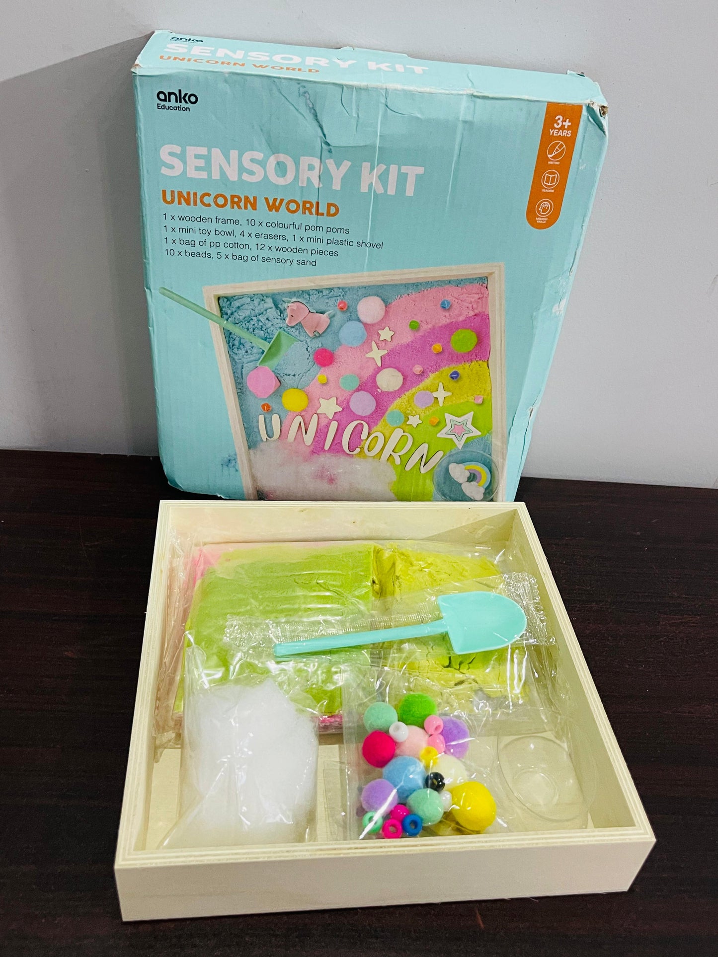 Anko Education Sensory Kit Unicorn World. (Erasers missing)