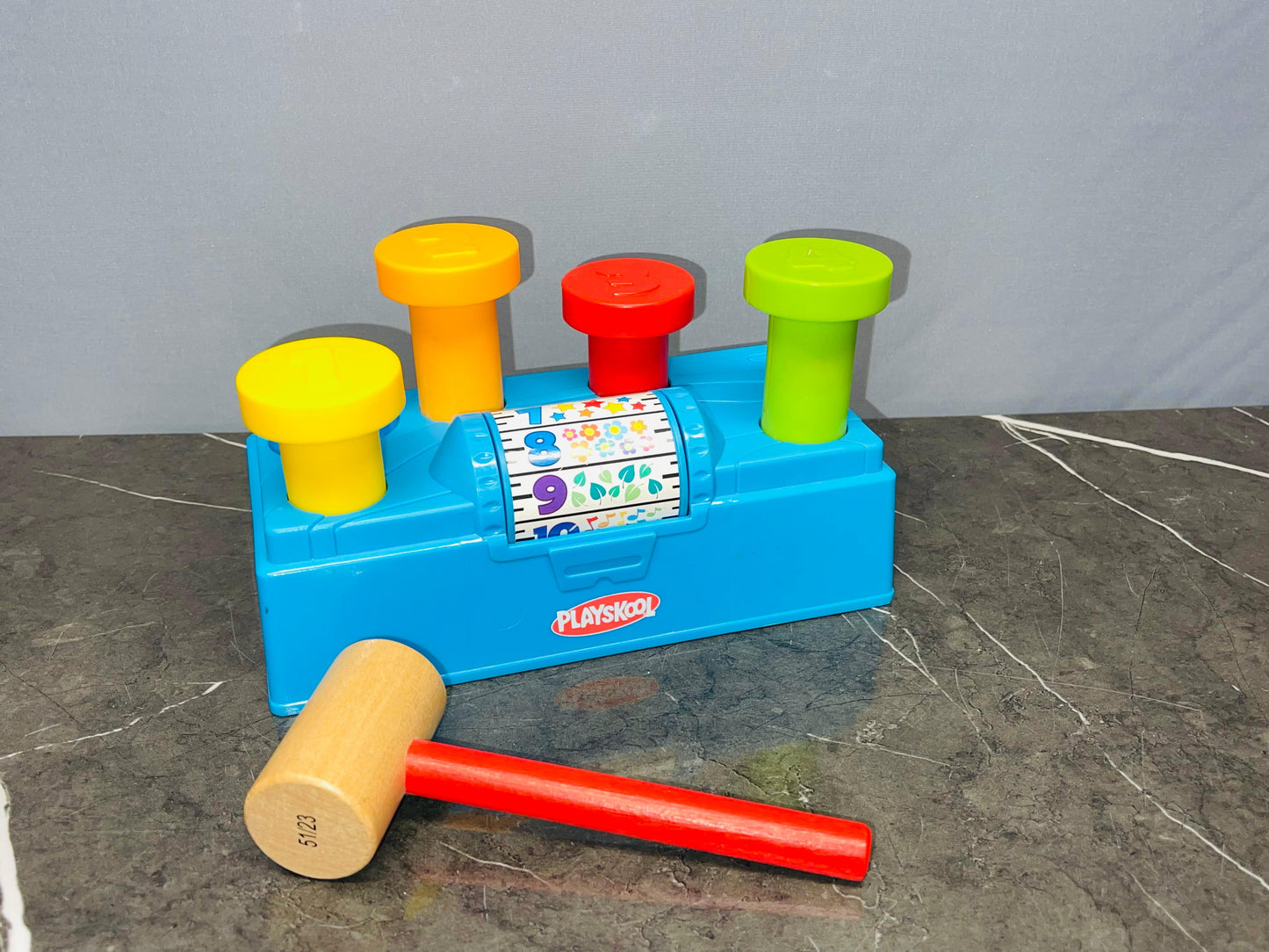 Playskool Tap 'n Spin Tool Bench Activity Toy. (without hammer)