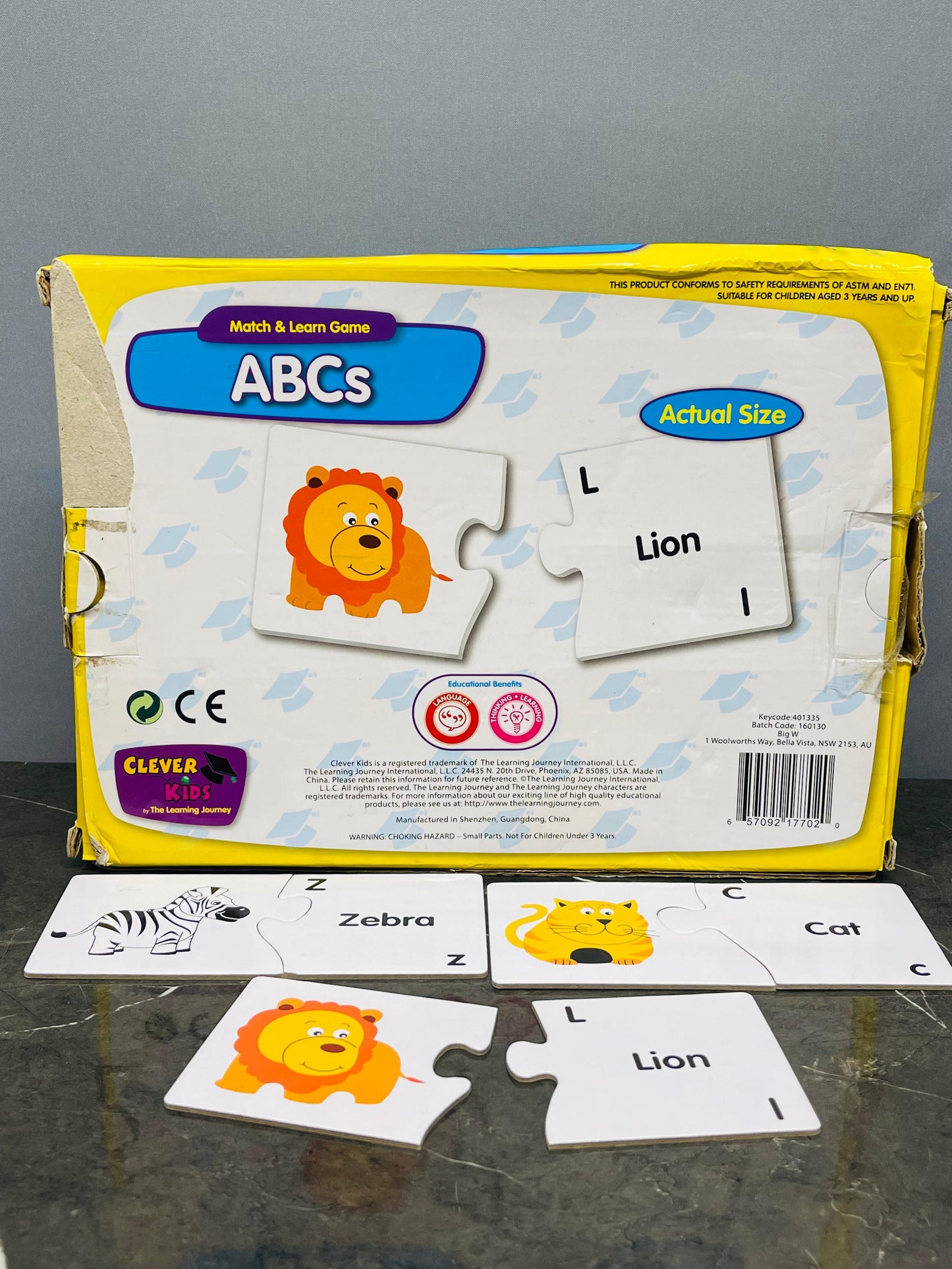 Learning Journey Match and Learn ABC