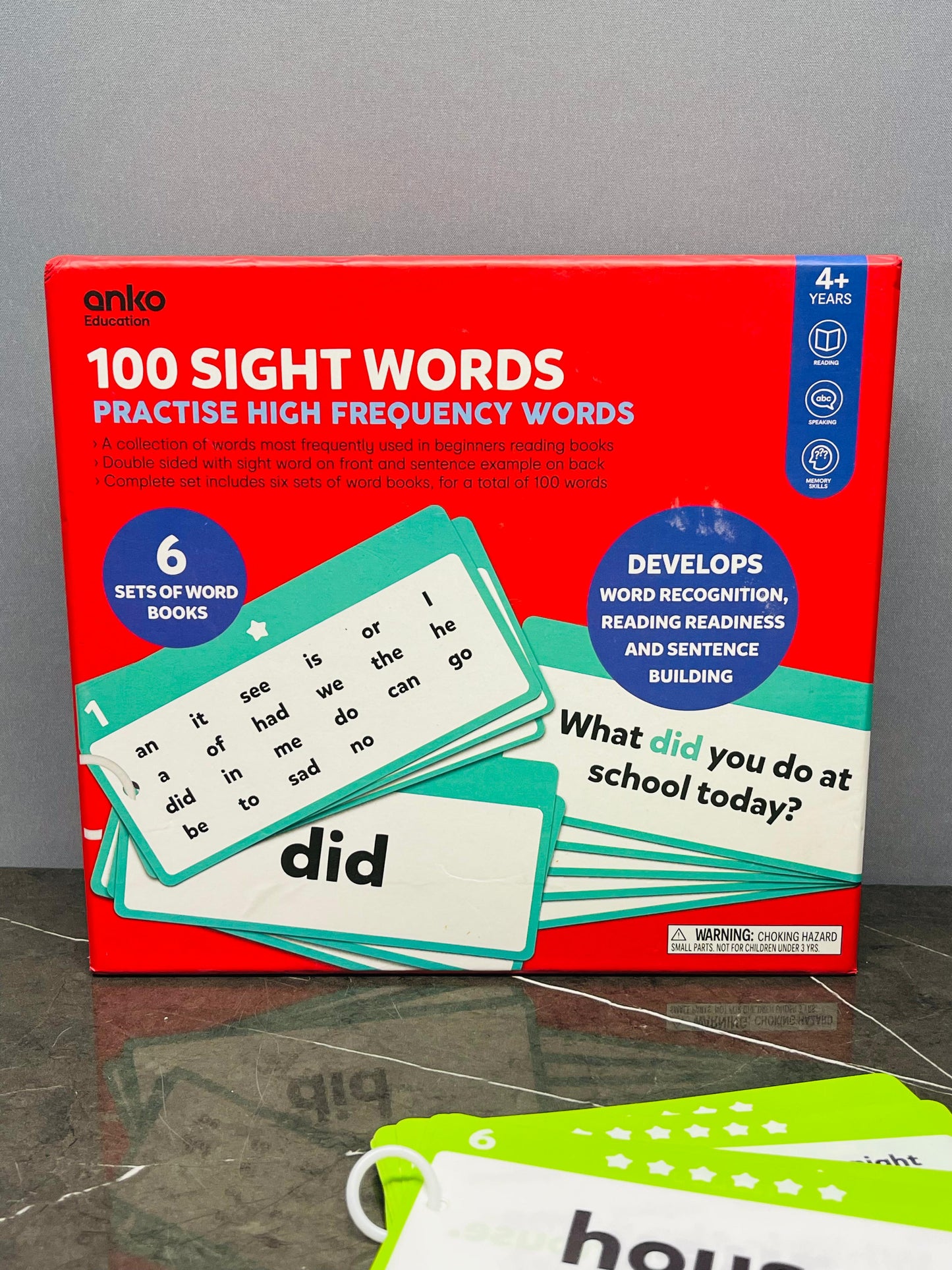 100 Sight Words - Anko (5 sets available)
