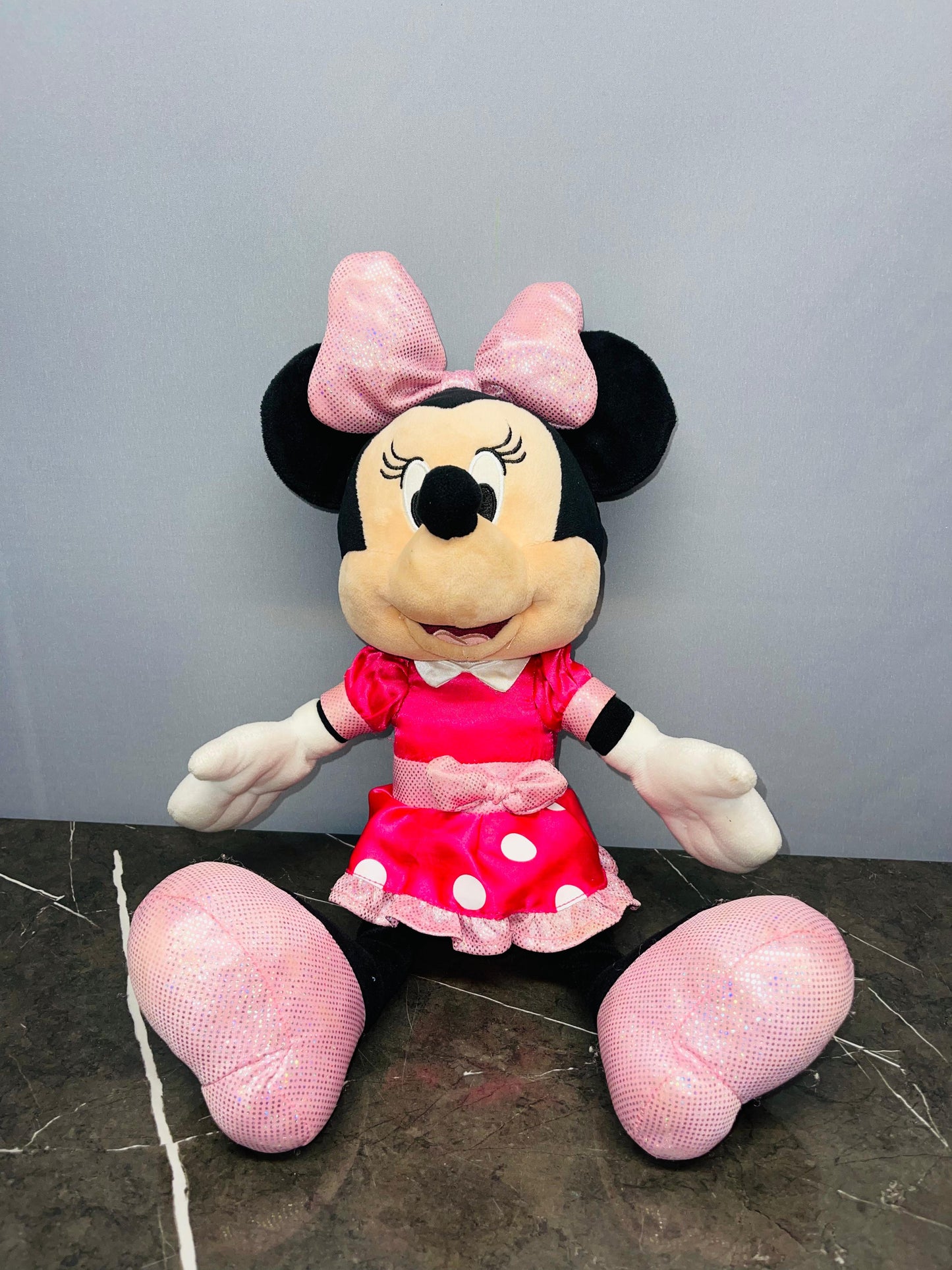 Minnie Mouse Disney Bow Glow Light Up Talking Plush
