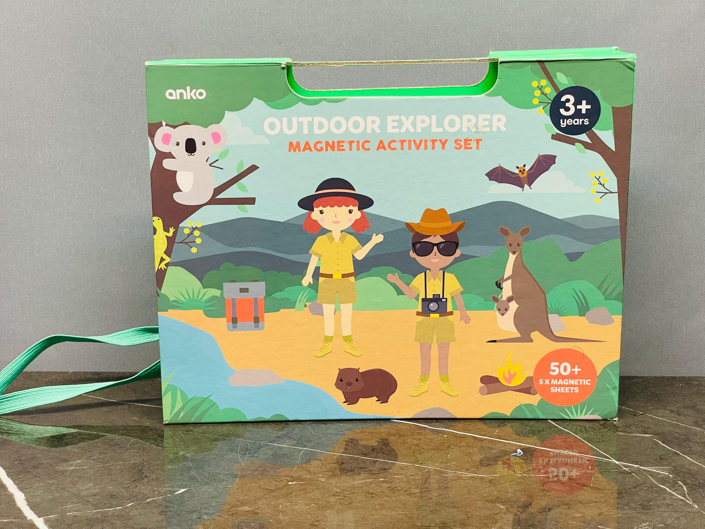 Anko Outdoor Explorer Magnetic Activity Set (58 Pieces)box damaged. SKU:BXL-044