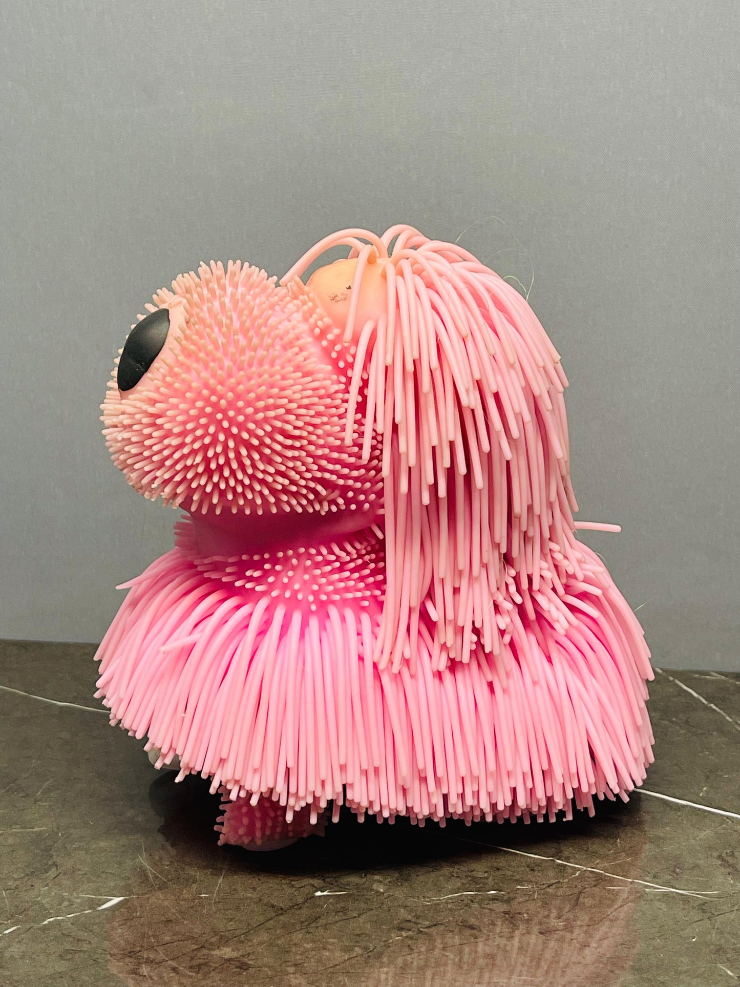 Little Live Pets Noodle Pup - Pink - Super Soft Noodle Fur