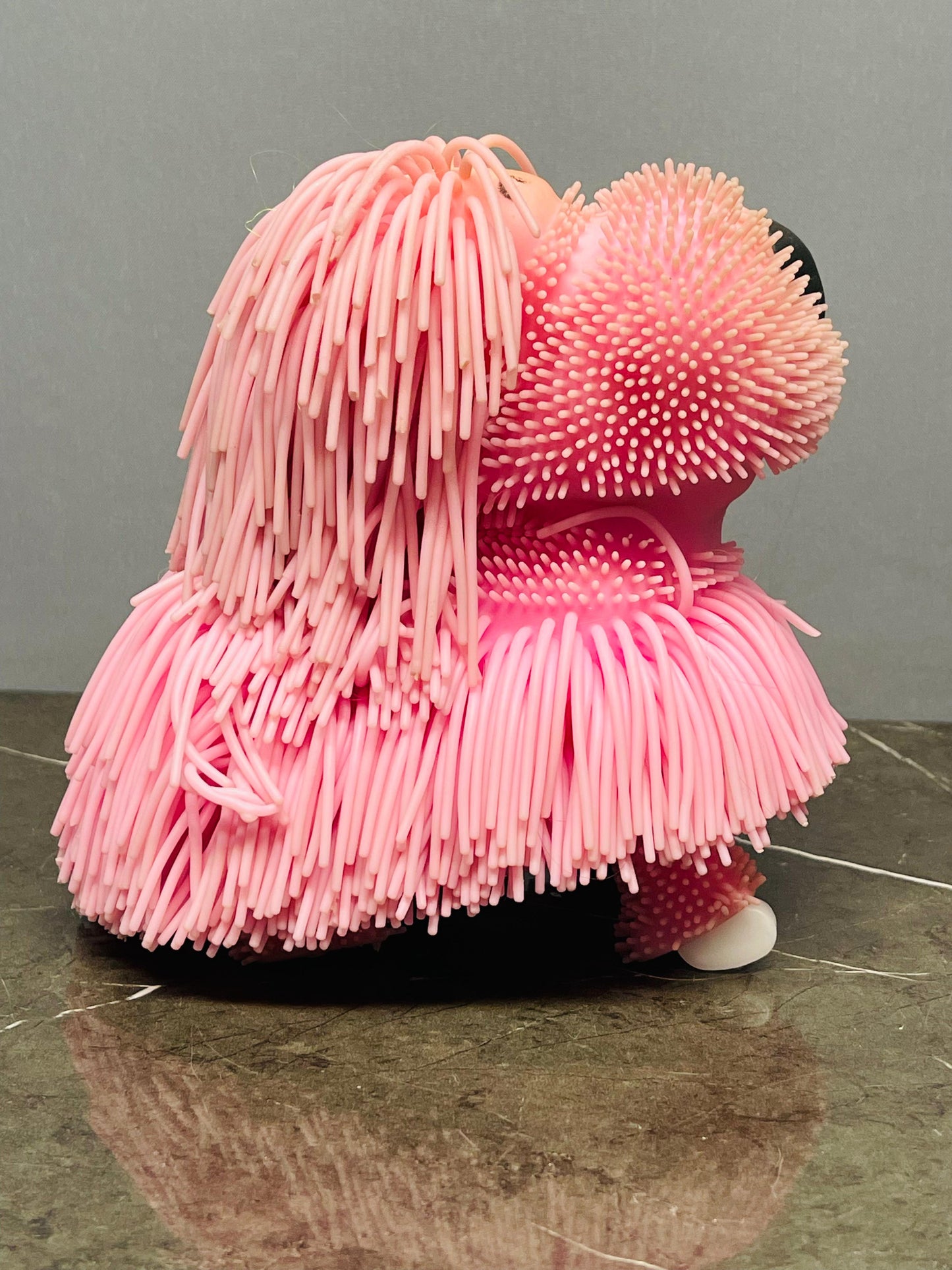 Little Live Pets Noodle Pup - Pink - Super Soft Noodle Fur
