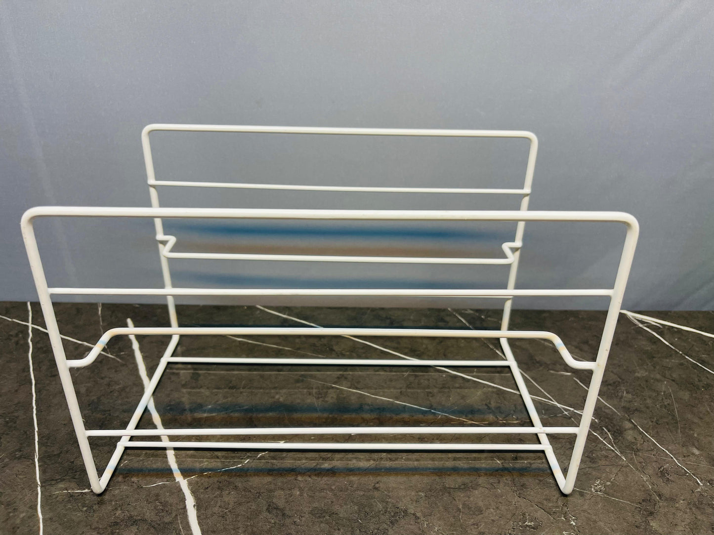 White Wire Under-Shelf or Desk Organizer