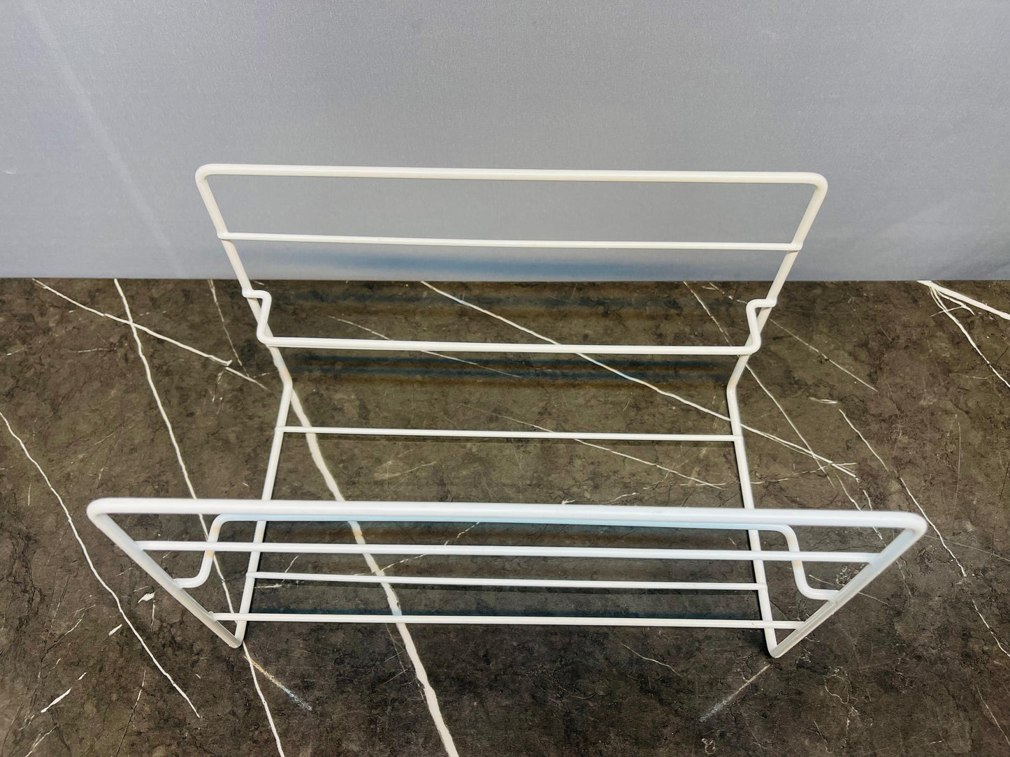 White Wire Under-Shelf or Desk Organizer