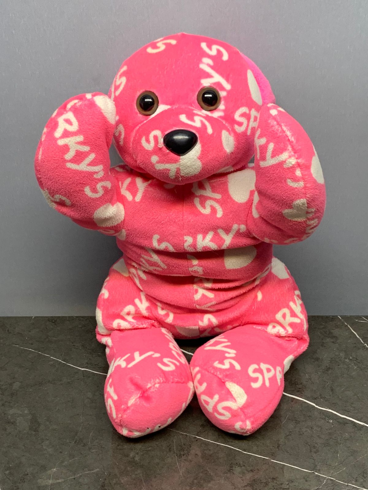 Sparky's Pink Plush Toy. SKU:BXL-102