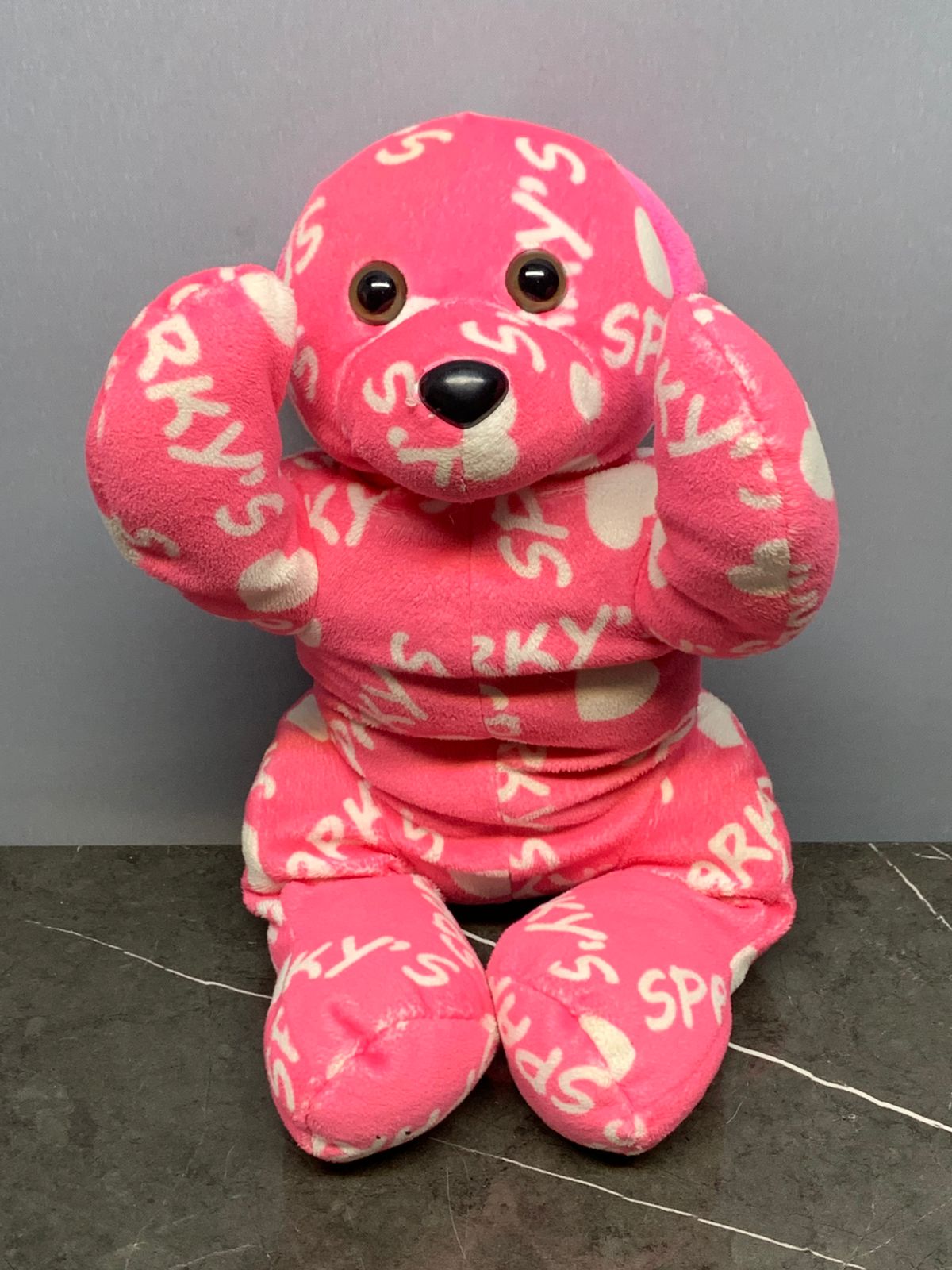 Sparky's Pink Plush Toy. SKU:BXL-102