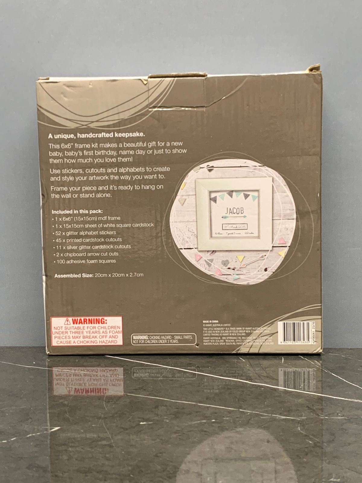 DIY Keepsake Frame Kit.