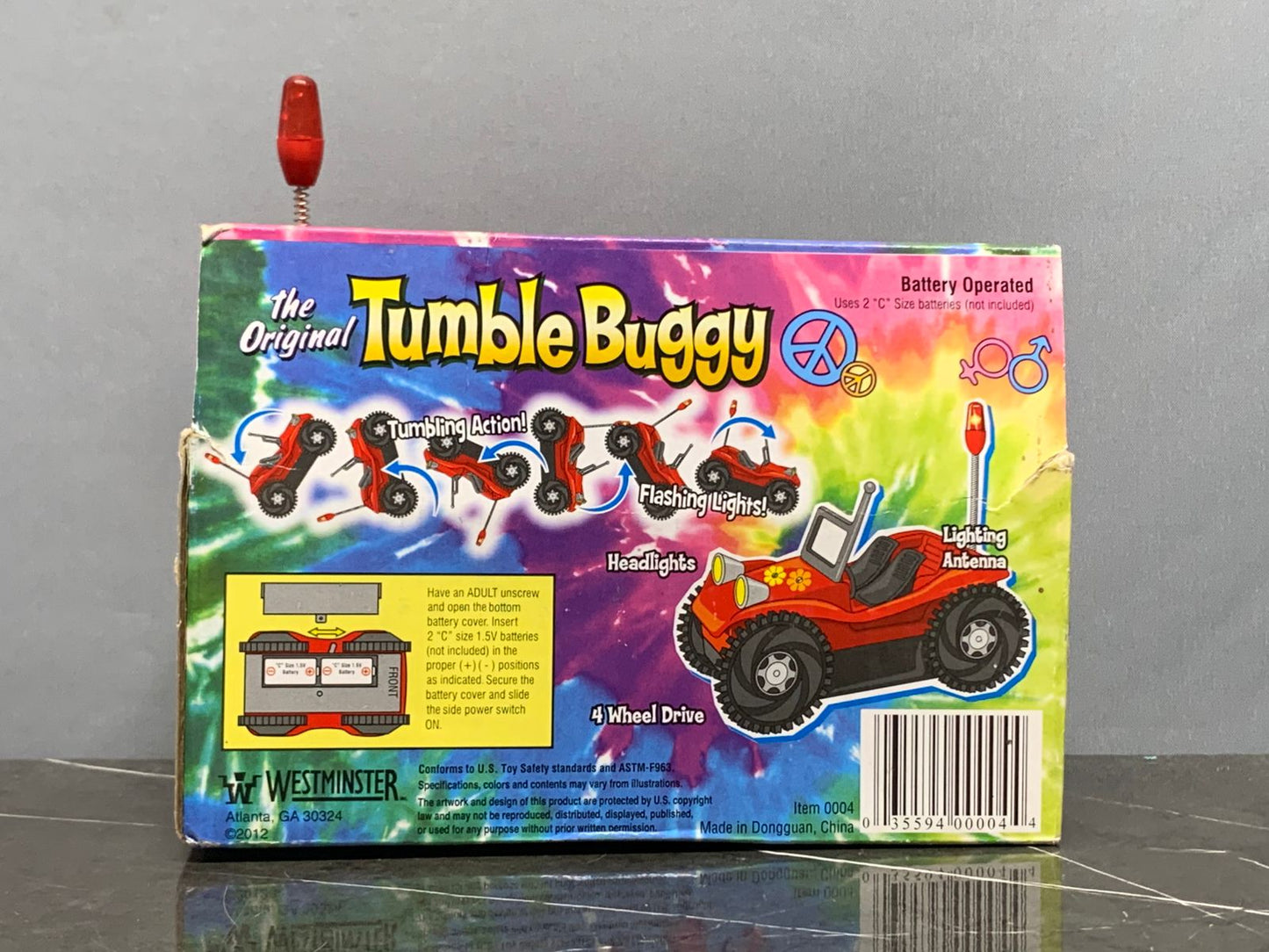 Westminster The Original Tumble Buggy Red Car.