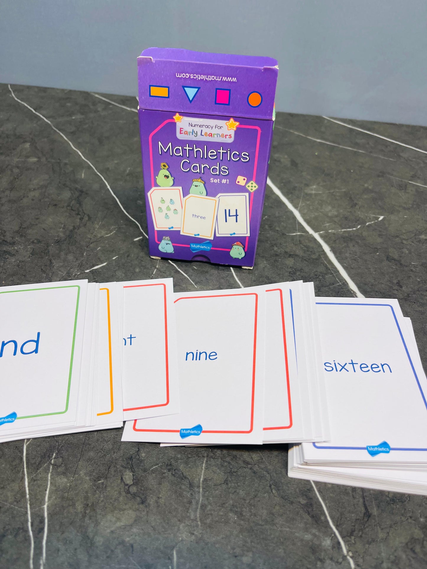 Numeracy for Early Learners Mathletics Cards Set #1. (new)