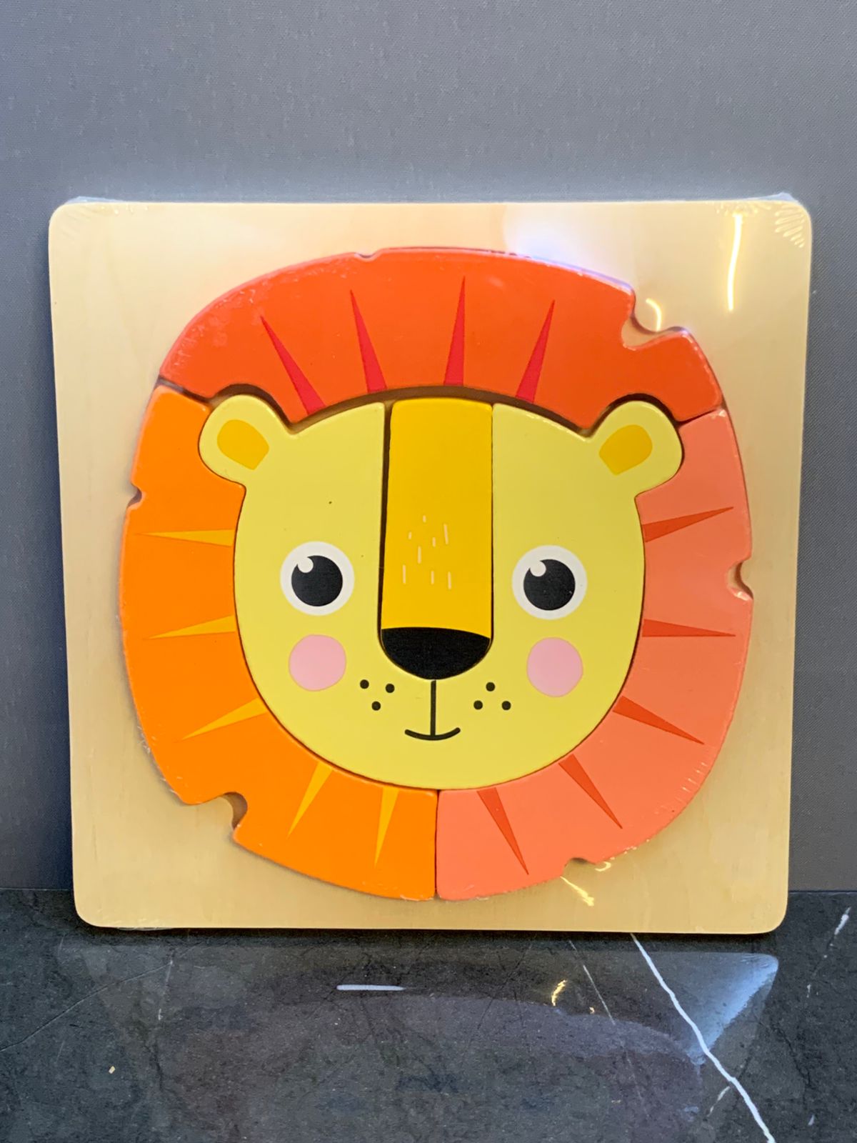 Lion Wooden Puzzle.