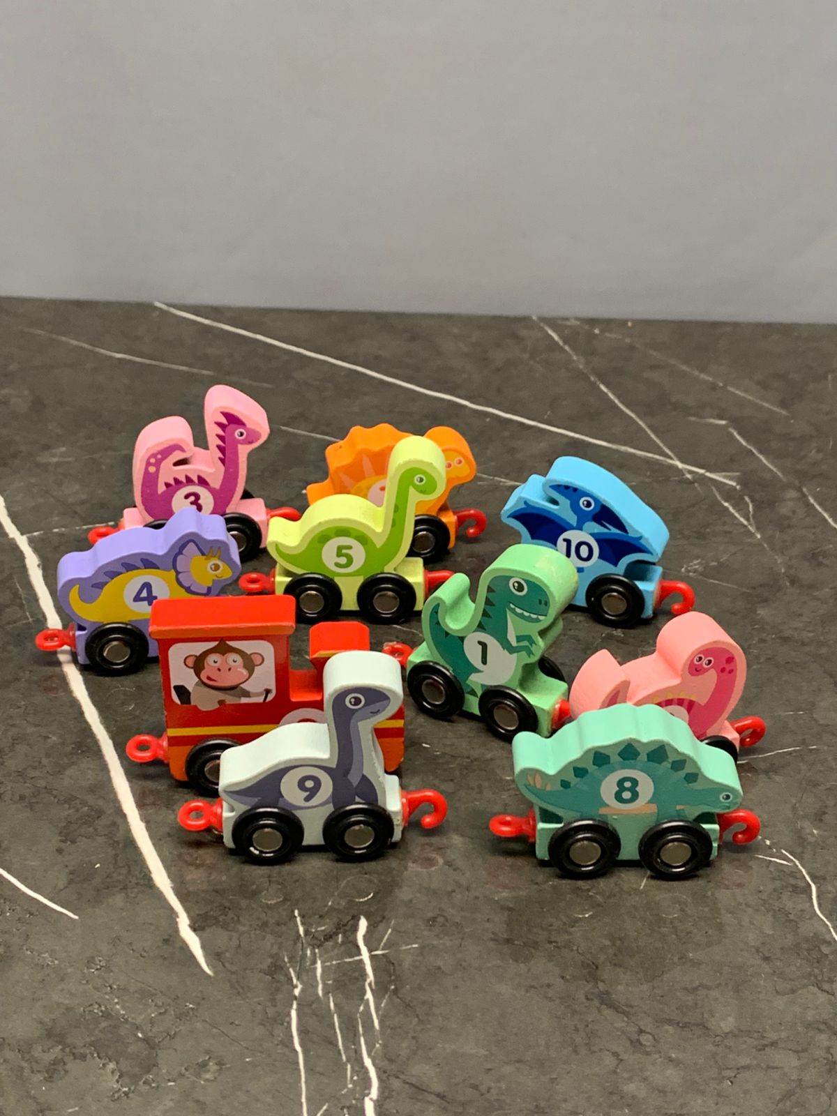 Dinosaur train Building Blocks. (Number 6 dino missing)