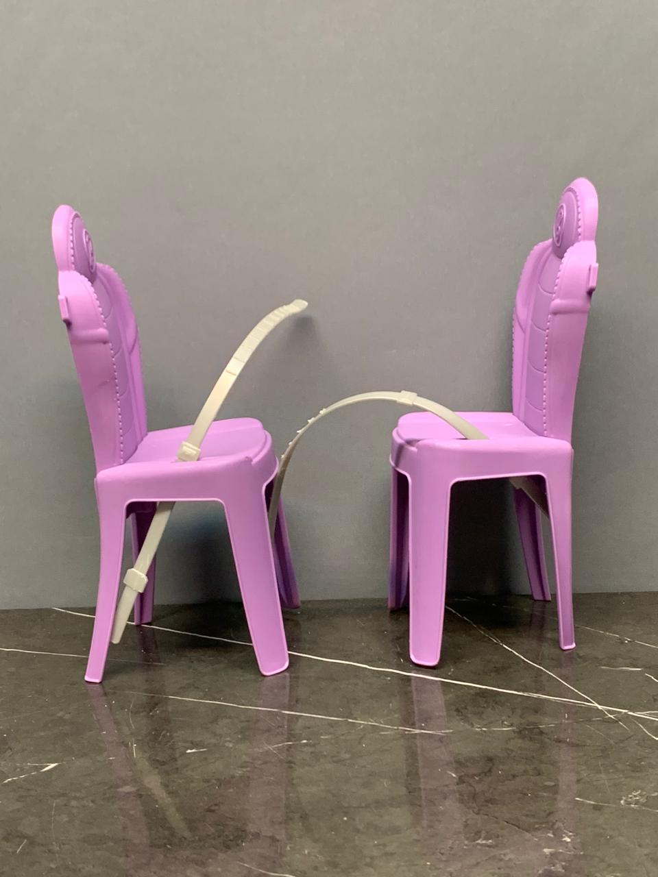 Barbie Dream Camper Purple Chairs,set of 2. SKU:BXL-085