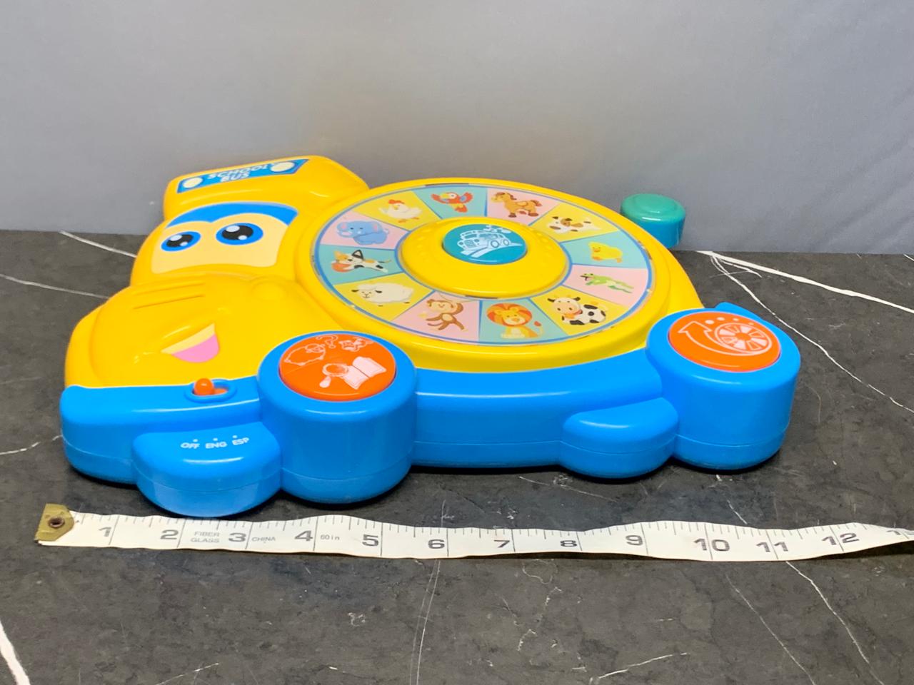 The Happy Kid Company Spin n Learn School Bus. SKU:BXL-049