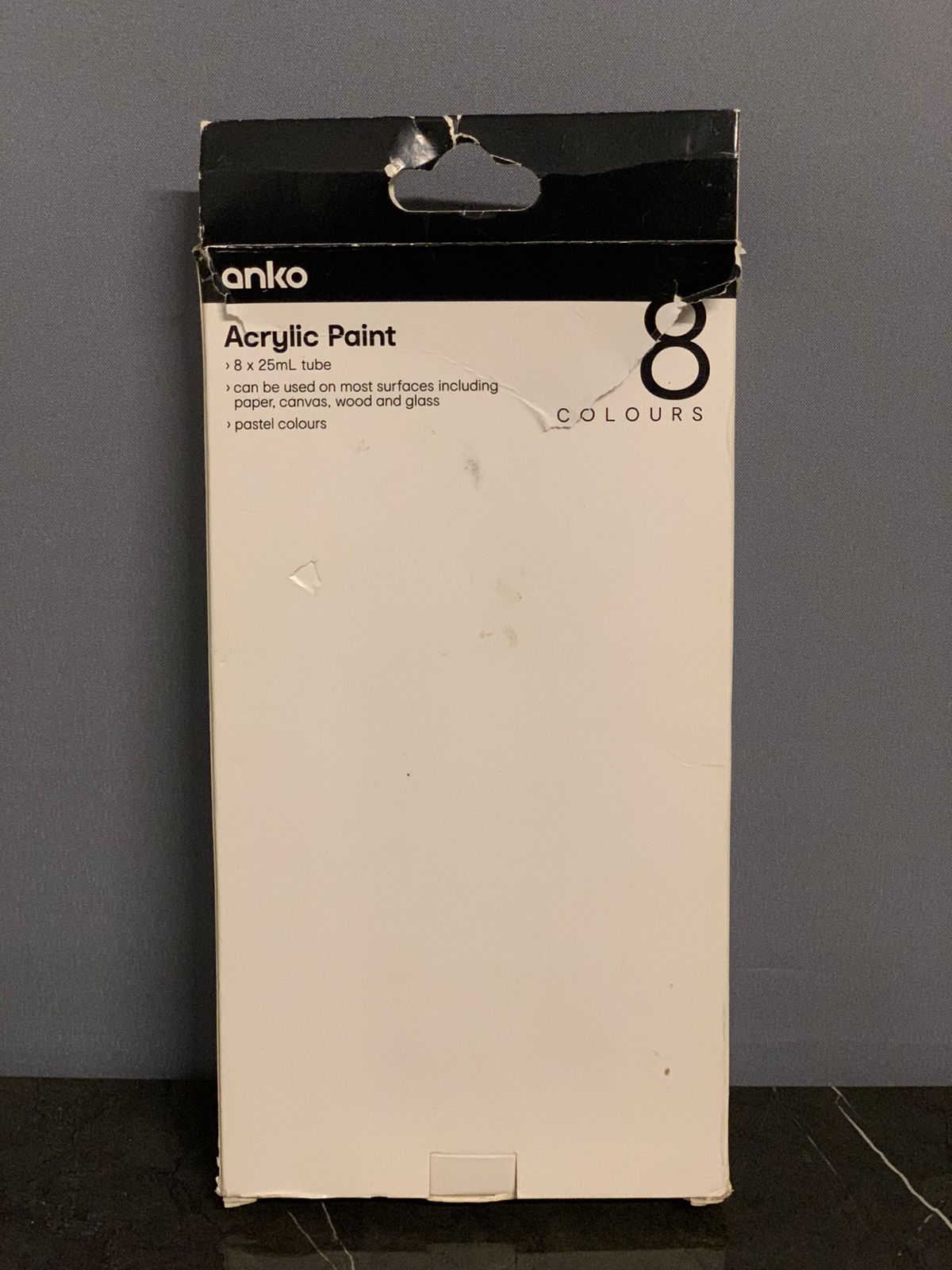 Acrylic Paint 8 Pack, Pastel - Anko. SKU:BXL-045