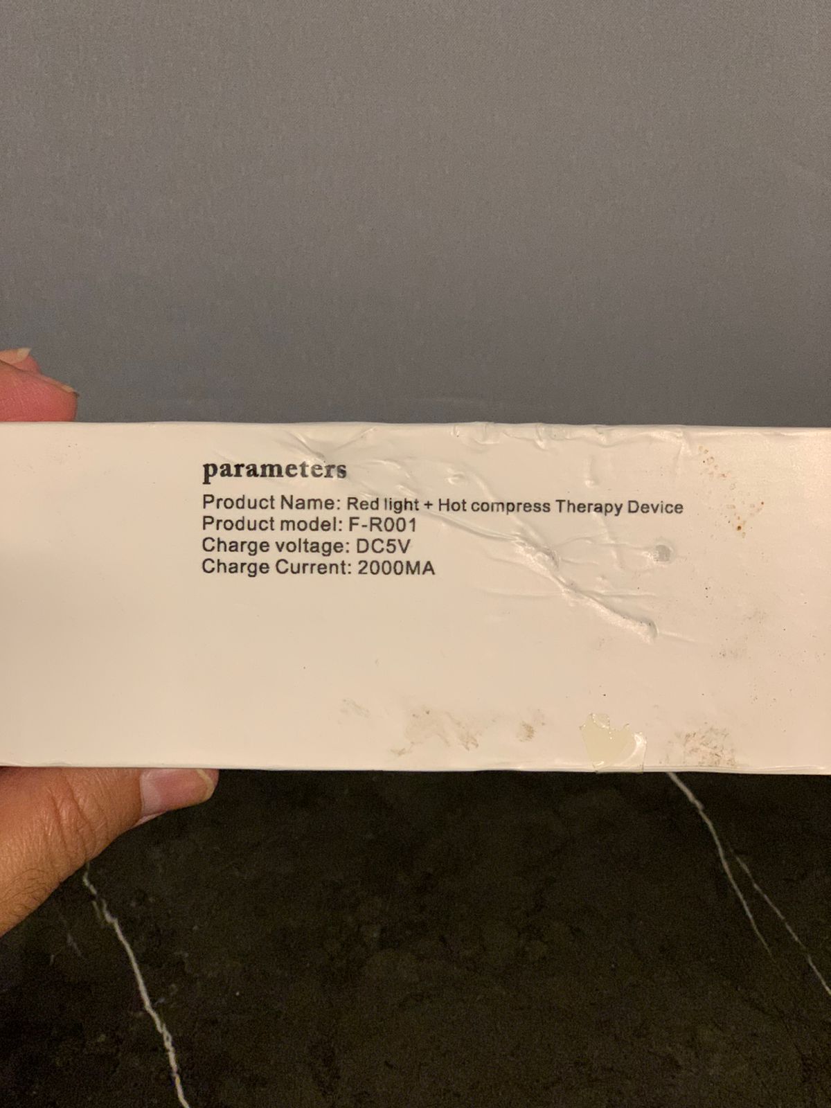 Red Light + Hot Compress Therapy Device. (500 advance)