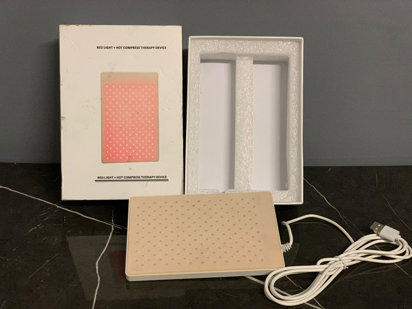 Red Light + Hot Compress Therapy Device. (500 advance)