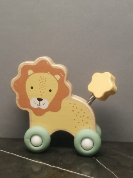 Tooky Toy My Forest Friends Wooden Pull Along - Lion.