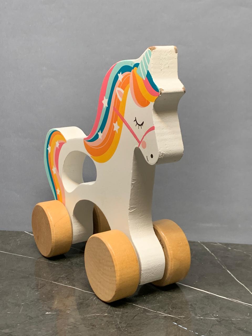 Unicorn Push n Pull Toy. SKU:BXL-002