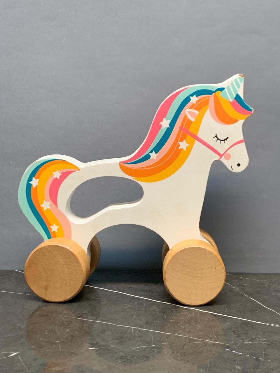 Unicorn Push n Pull Toy. SKU:BXL-002