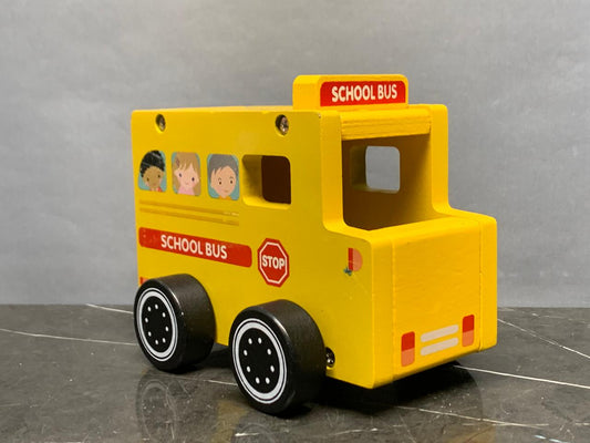 Mini School Bus Vehicle Toy. SKU:BXL-002