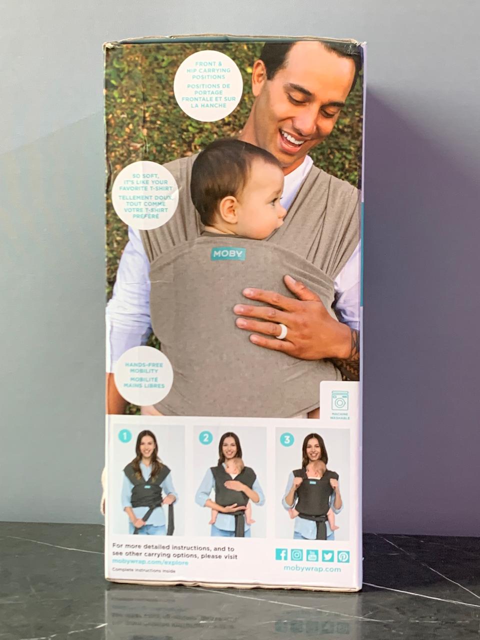 Moby Elements Baby Wrap Carrier. SKU:BXL-804 (Rs 800 advance)