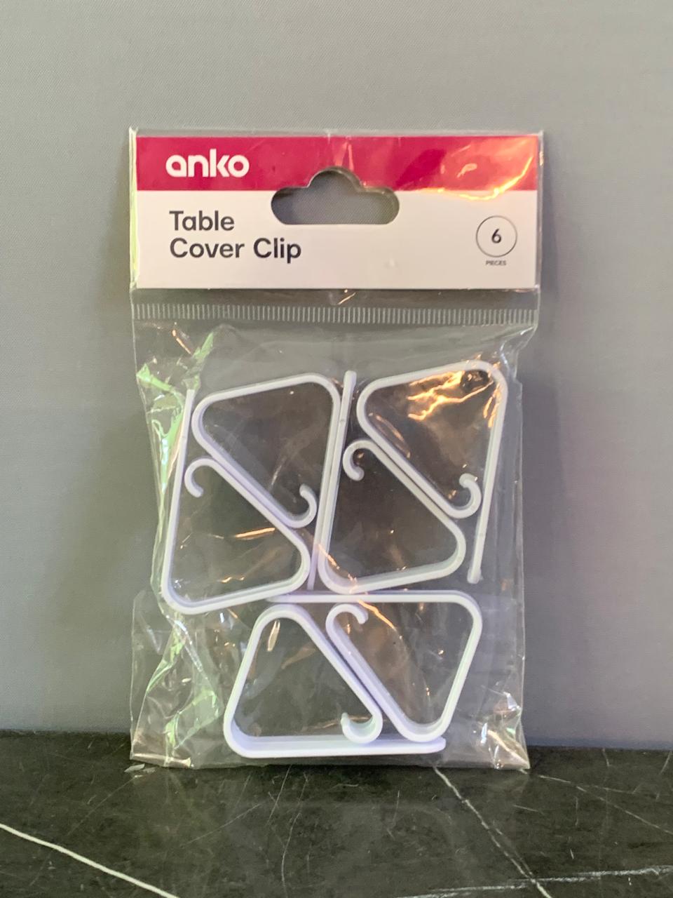 Anko 6 Pack Table Cover Clip. SKU:BXL-052 (new)