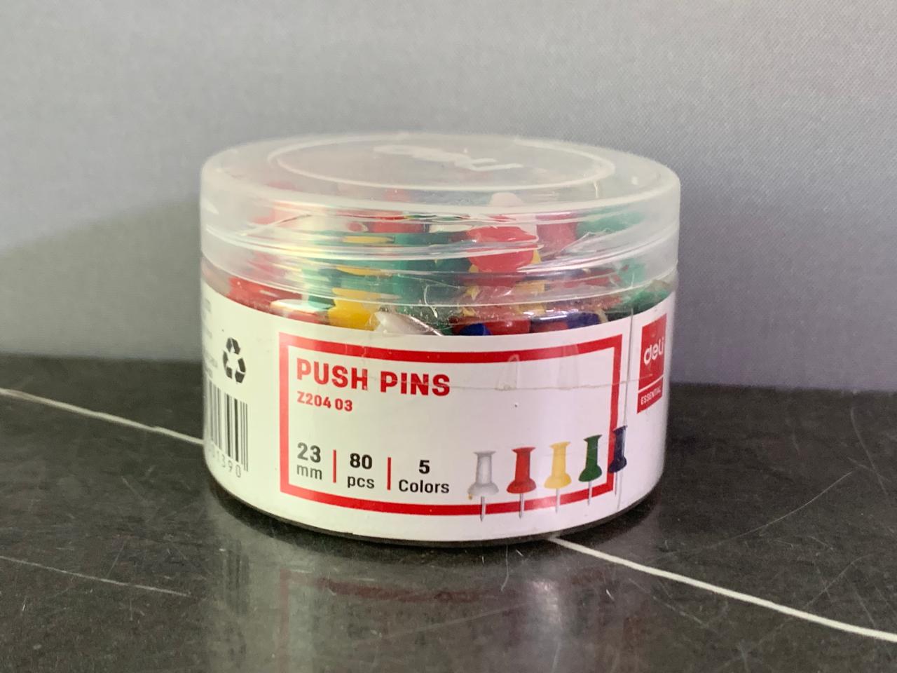 Deli Push pin set. SKU:BXL-119