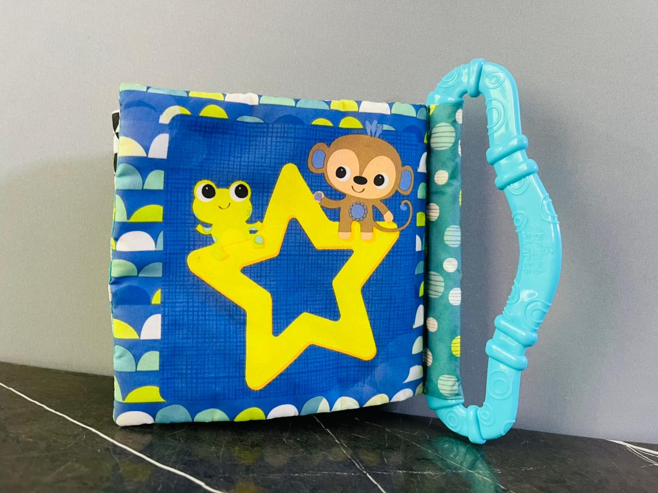 Bright Starts Teethe & Read Soft Book Toy. SKU:BXL-051