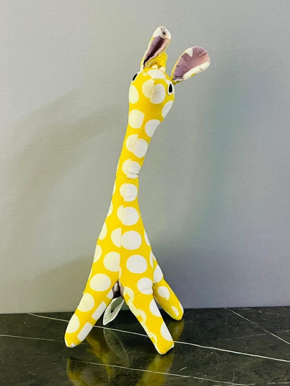 Patchwork Baby Giraffe Toy. SKU:BXL-042