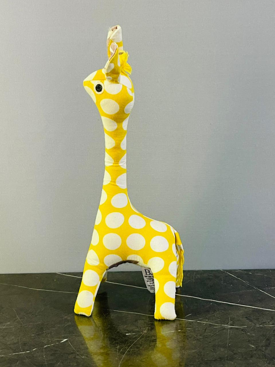 Patchwork Baby Giraffe Toy. SKU:BXL-042