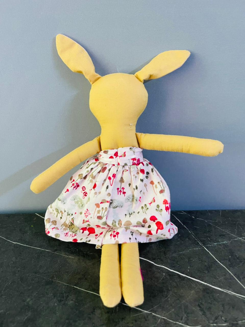 Tilda-style Rabbit Soft Toy Doll. SKU:BXL-042