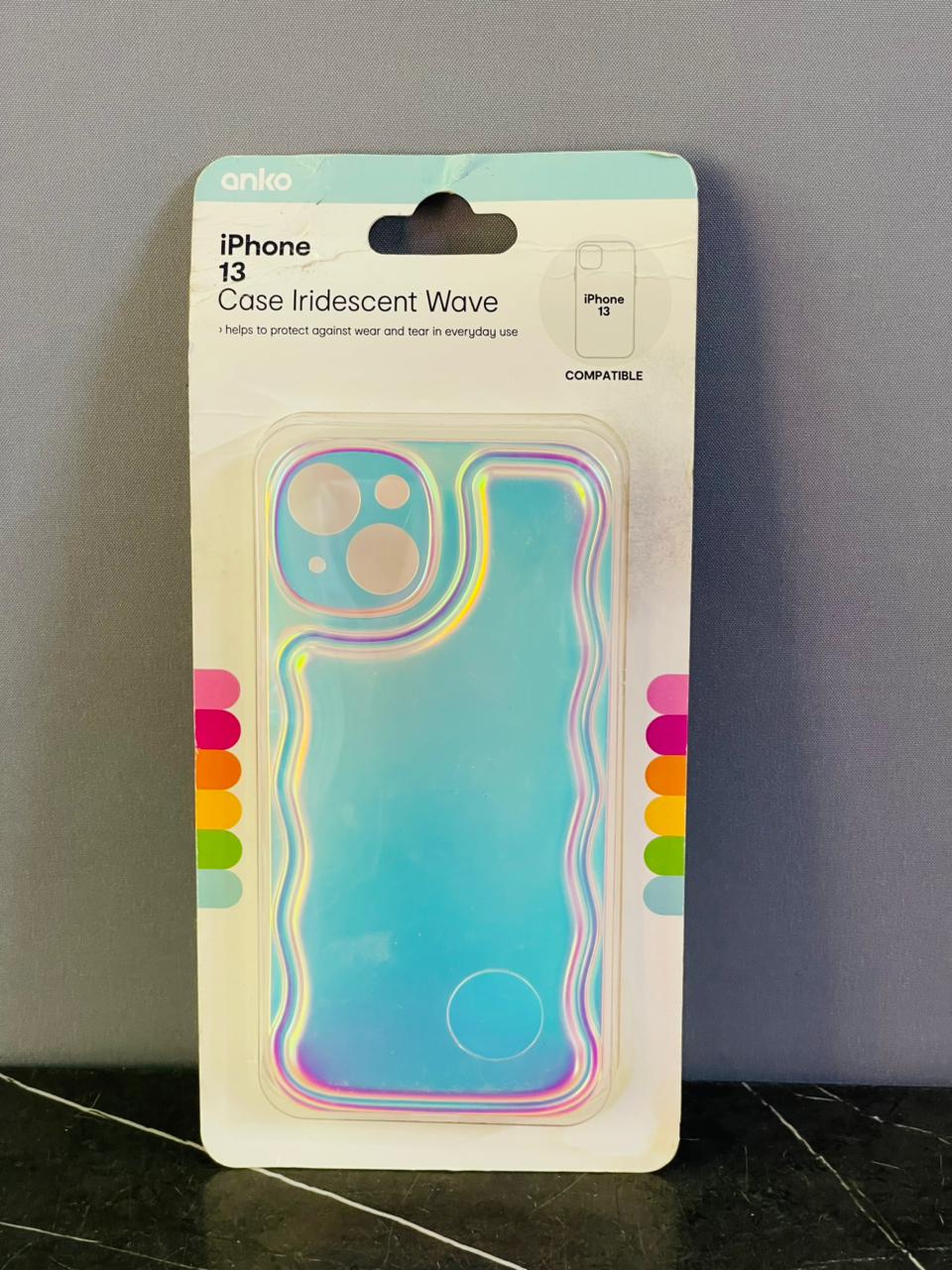 Anko iPhone 13 Case Iridescent Wave. SKU:BXL-066 (new)