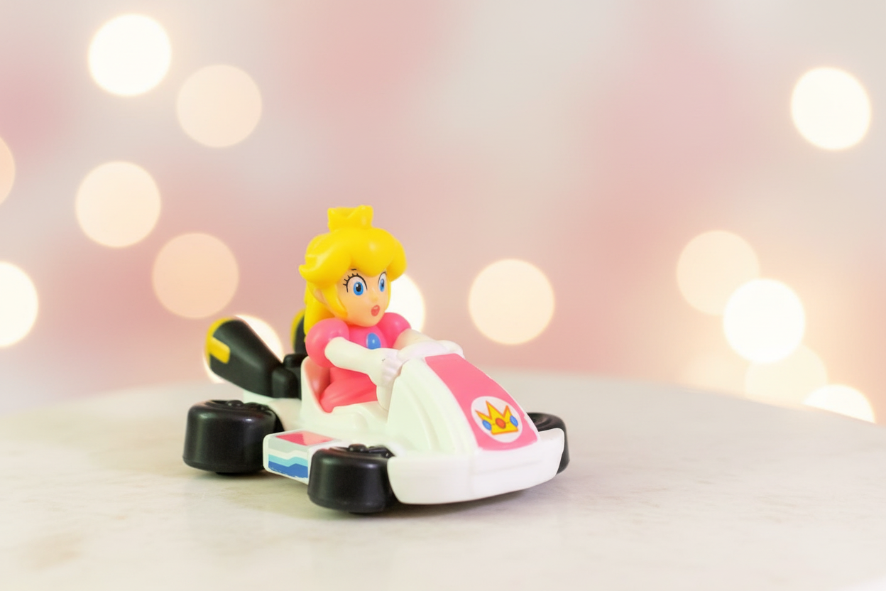 Mario Racers Princess Peach.