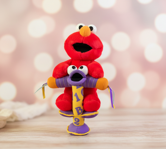 Fisher-Price Sesame Street Jump & Learn Elmo Plush Toy. SKU:BXL-804