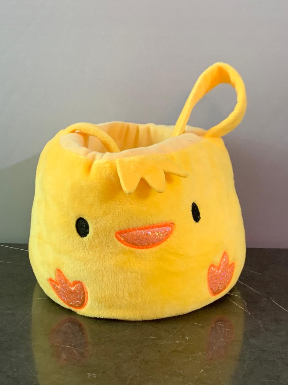 Soft Plush Chick Basket. SKU-BXL:065