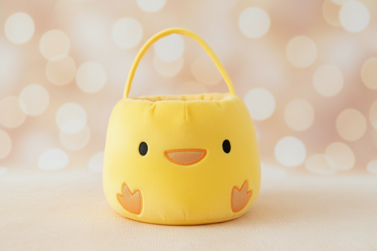Soft Plush Chick Basket. SKU-BXL:065