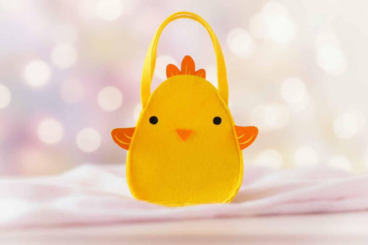 Woolworths Easter Toy Felt Bag - Chick. SKU-BXL:065