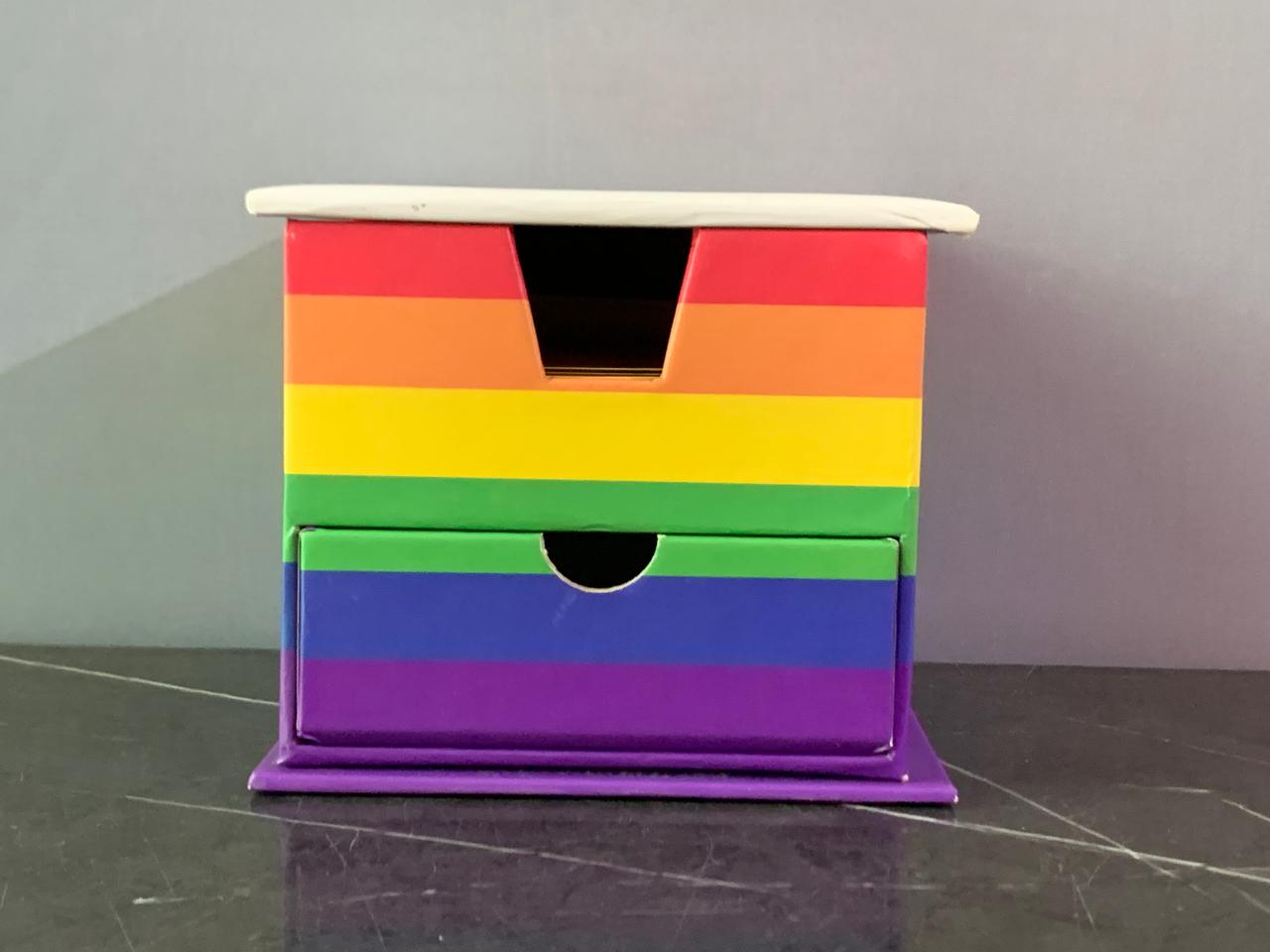Rainbow Memo Cube. SKU-BXL:037