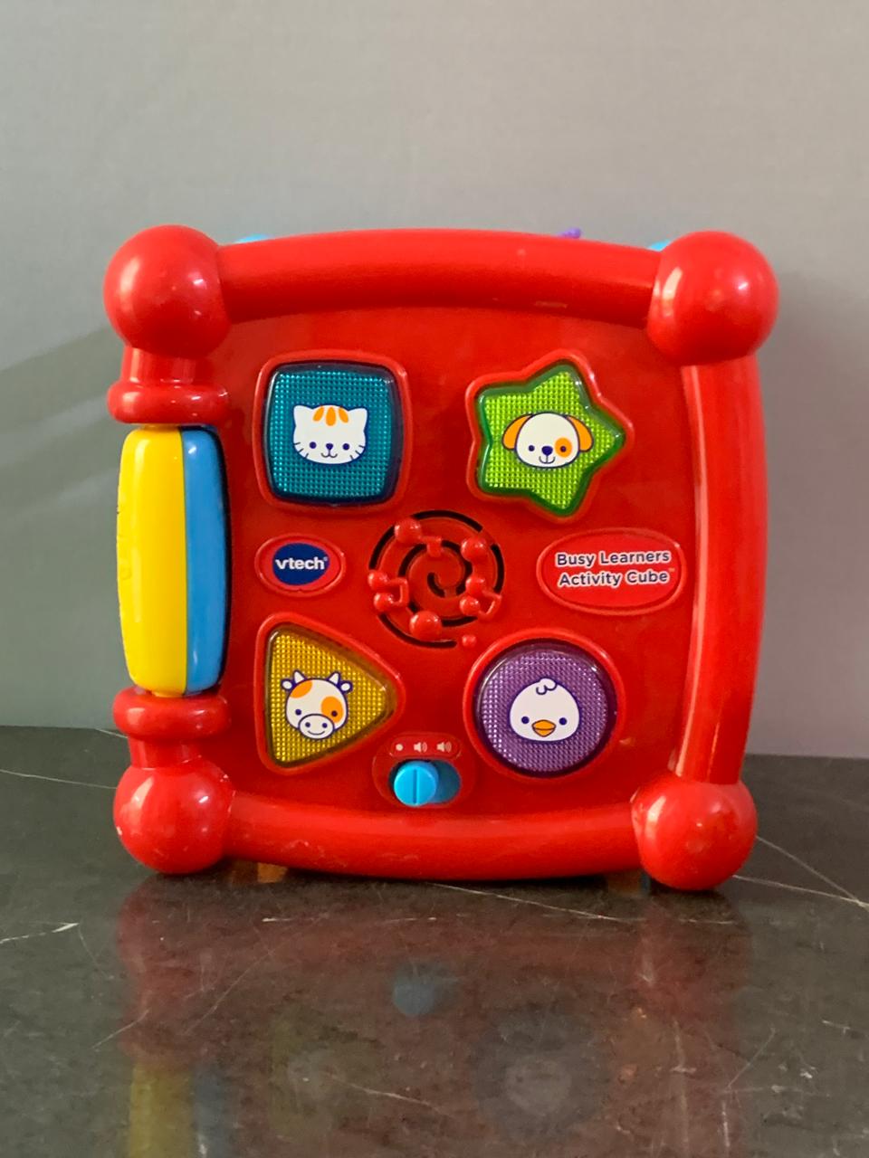 VTech Busy Learners Activity Cube. (Rs 300 advance)