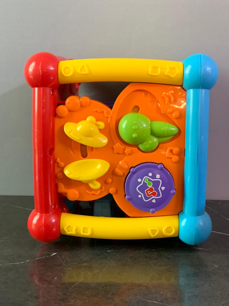 VTech Busy Learners Activity Cube. (Rs 300 advance)