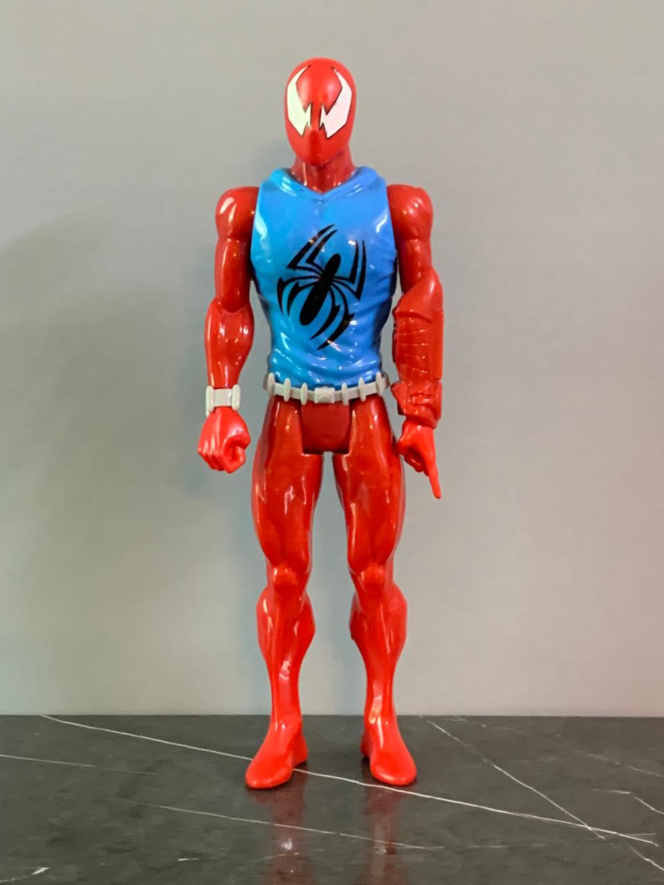 Hasbro Marvel Spider-Man: Titan Hero Series Blast Gear Marvel's Scarlet Spider Superhero Action Figure.